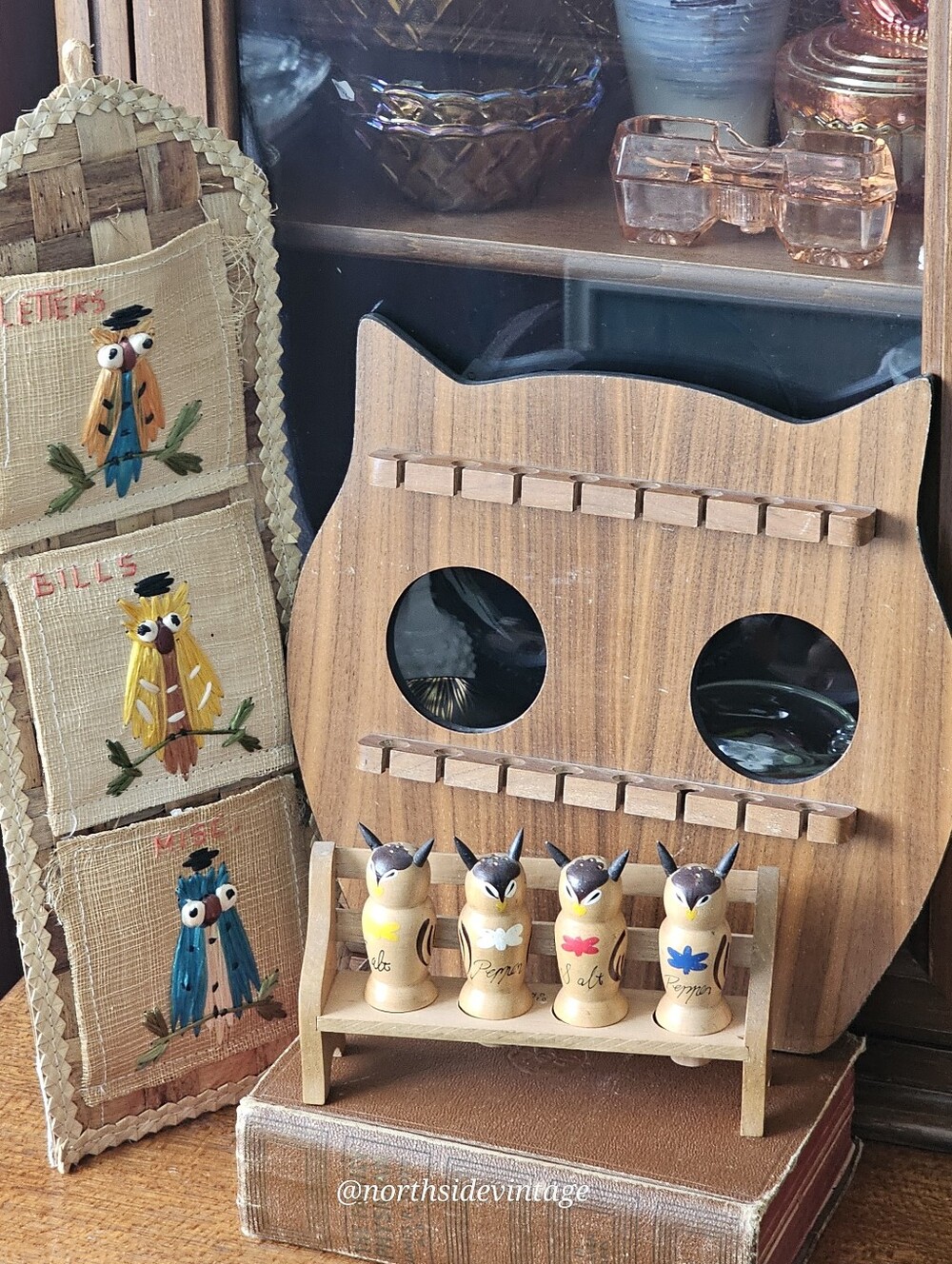 Vinatge Owl Decor Lot